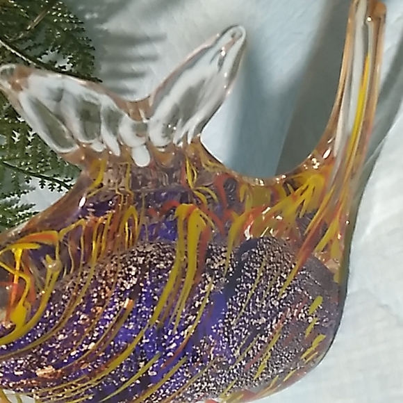 Spectacular VINTAGE Blown Glass Tropical Fish 🐠 - Picture 4 of 7